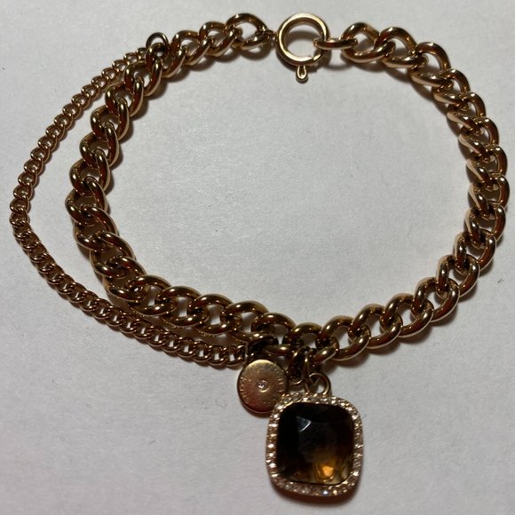 Michael Kors Gold Tone Chain Link Bracelet - Picture 2 of 5